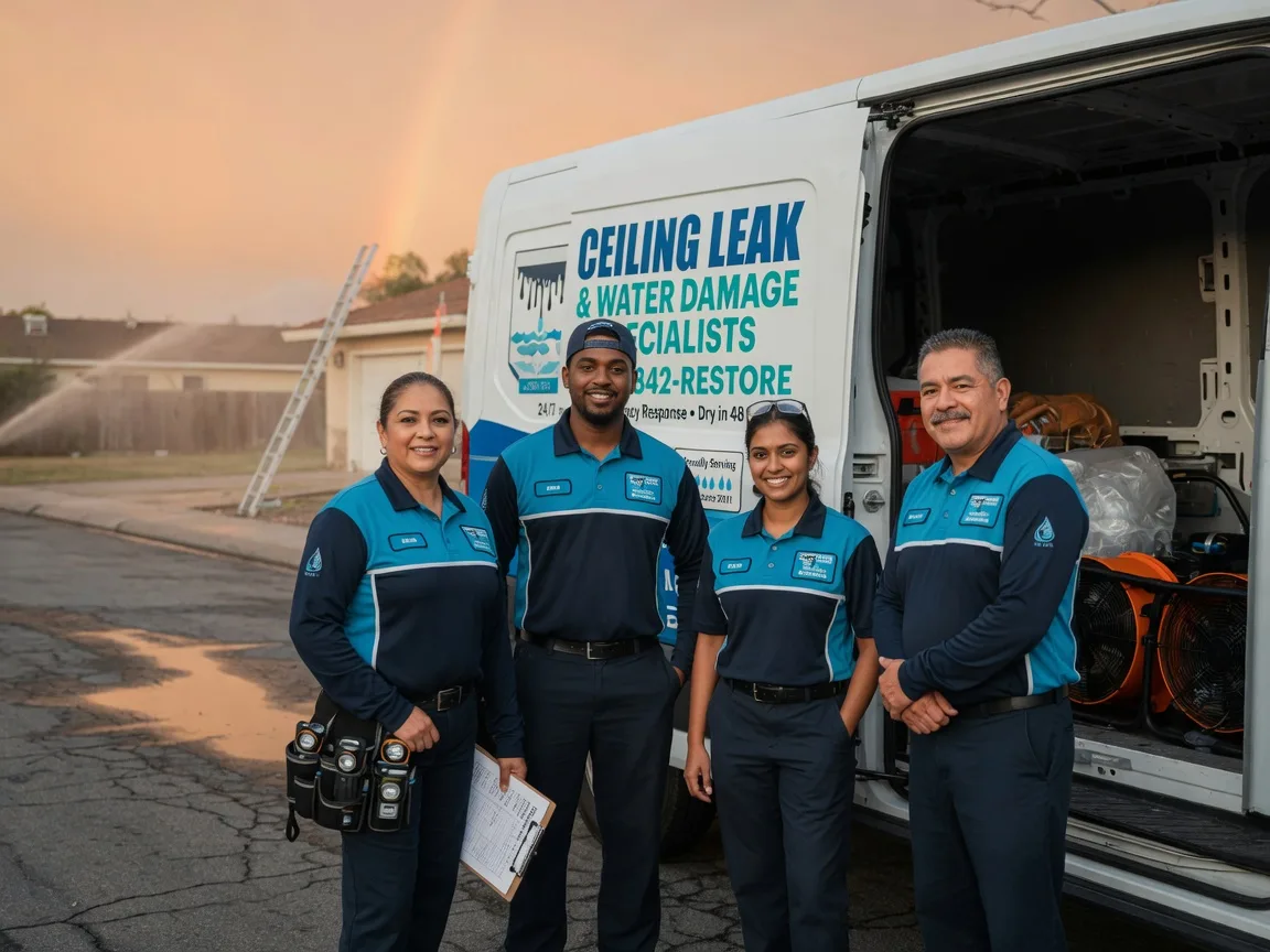 Ceiling Leak Cleanup company in Butte City, CA